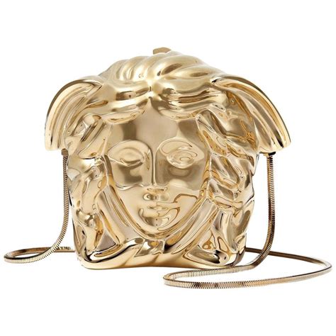 versace gold clutch bag
